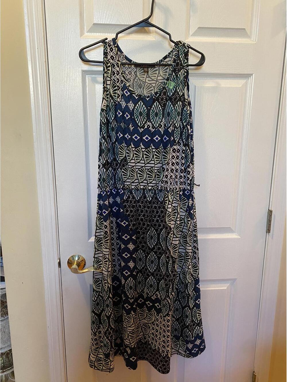 Fever Women's Casual Sleeveless Dress, Size Large